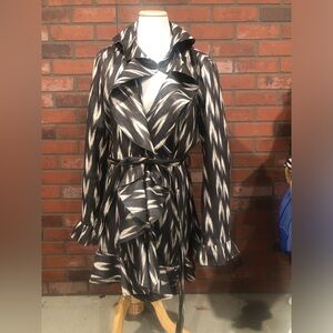 Size 16 Peter Nygaard dark grey/white dress jacket